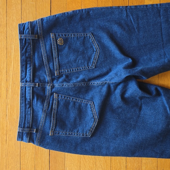 NWOT, Brooks Brothers, Straight Leg Dark Wash Jeans, Women's 10 - Picture 10 of 15